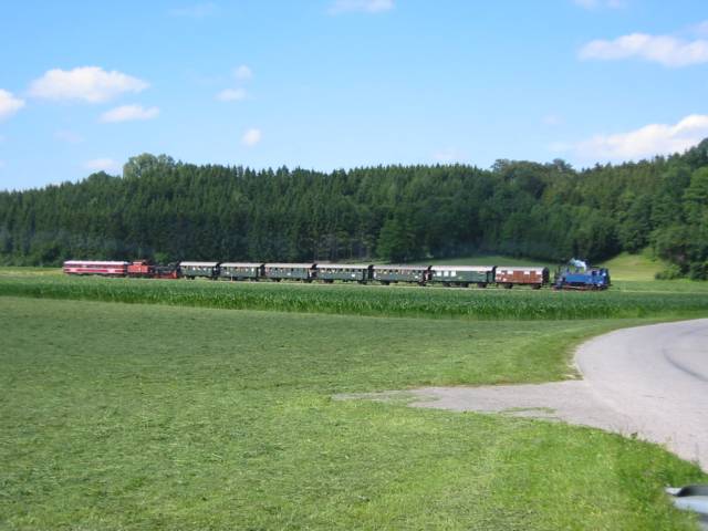 letzte Dampfzugfahrt am 2. Juli